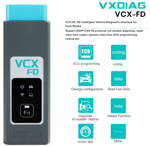 XDIAG - Interfaz de Diagnóstico Inteligente 2 en 1 para GM y Ford/Mazda