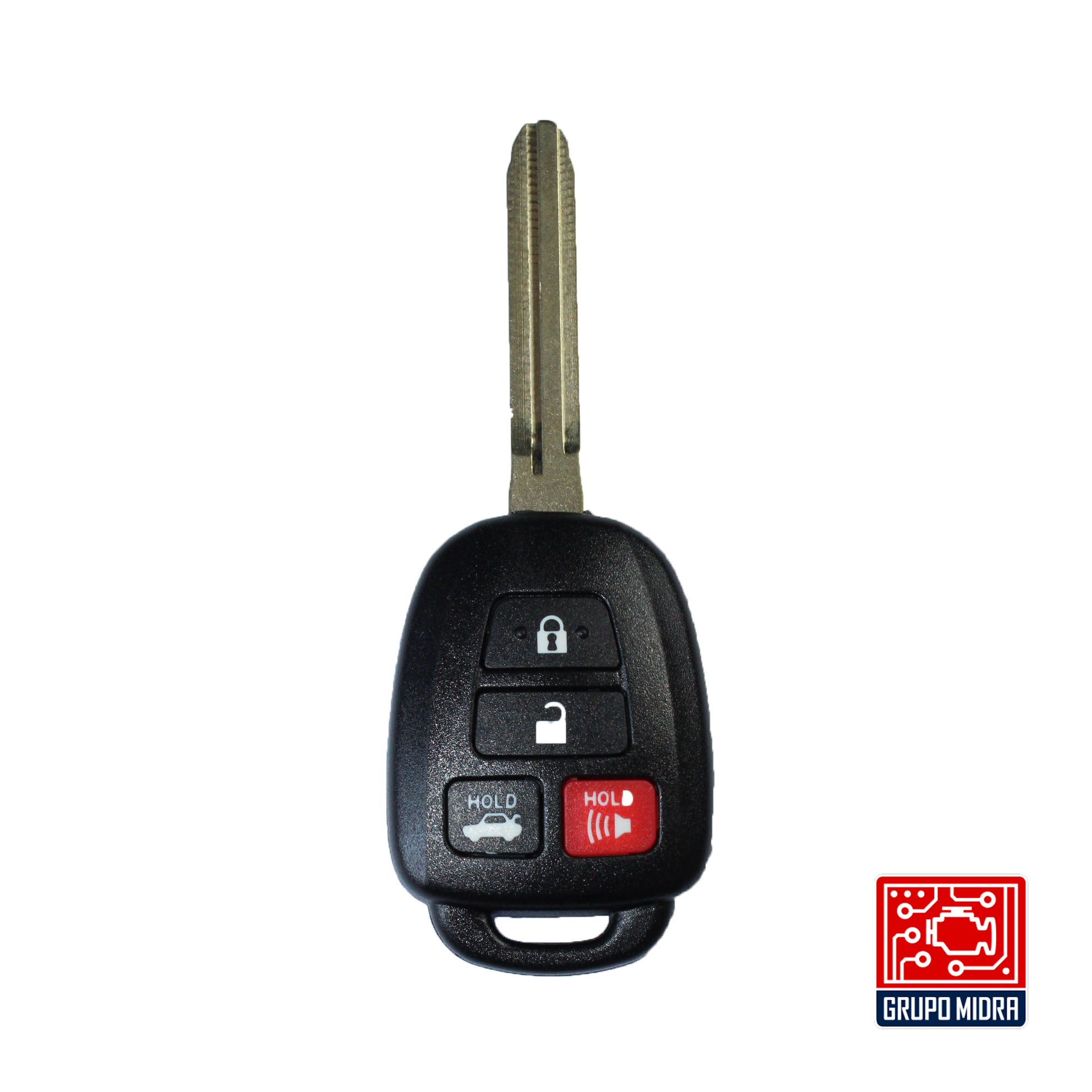 Toyota - Llave Control 3+1 Botones 314MHz