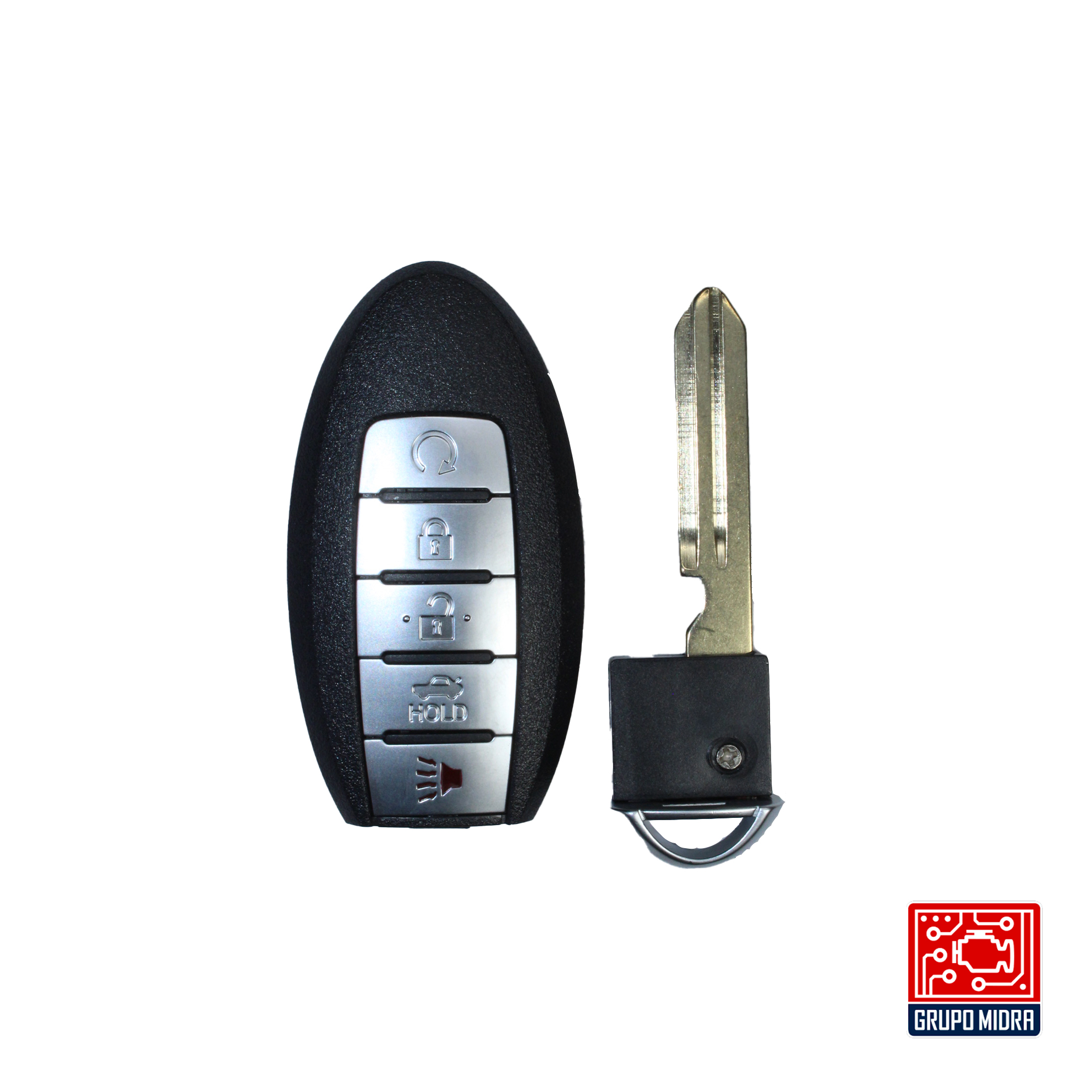 Keydi – Smart Key Nissan 5 Botones Original (OEM). - Image 2