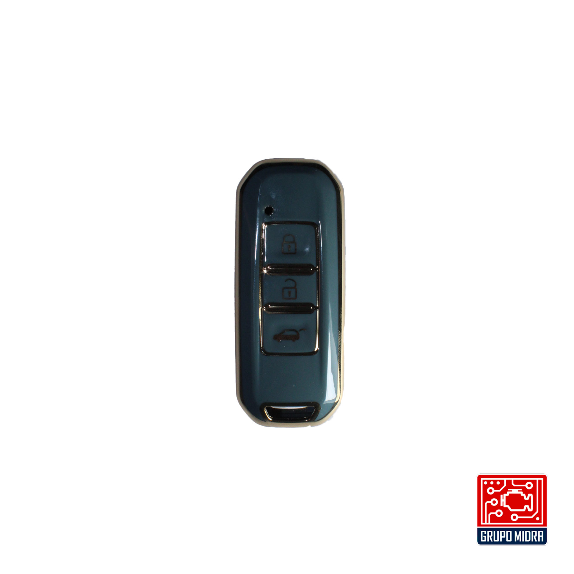 Funda PREMIUM gris. Para llave CHEVROLET - Image 2