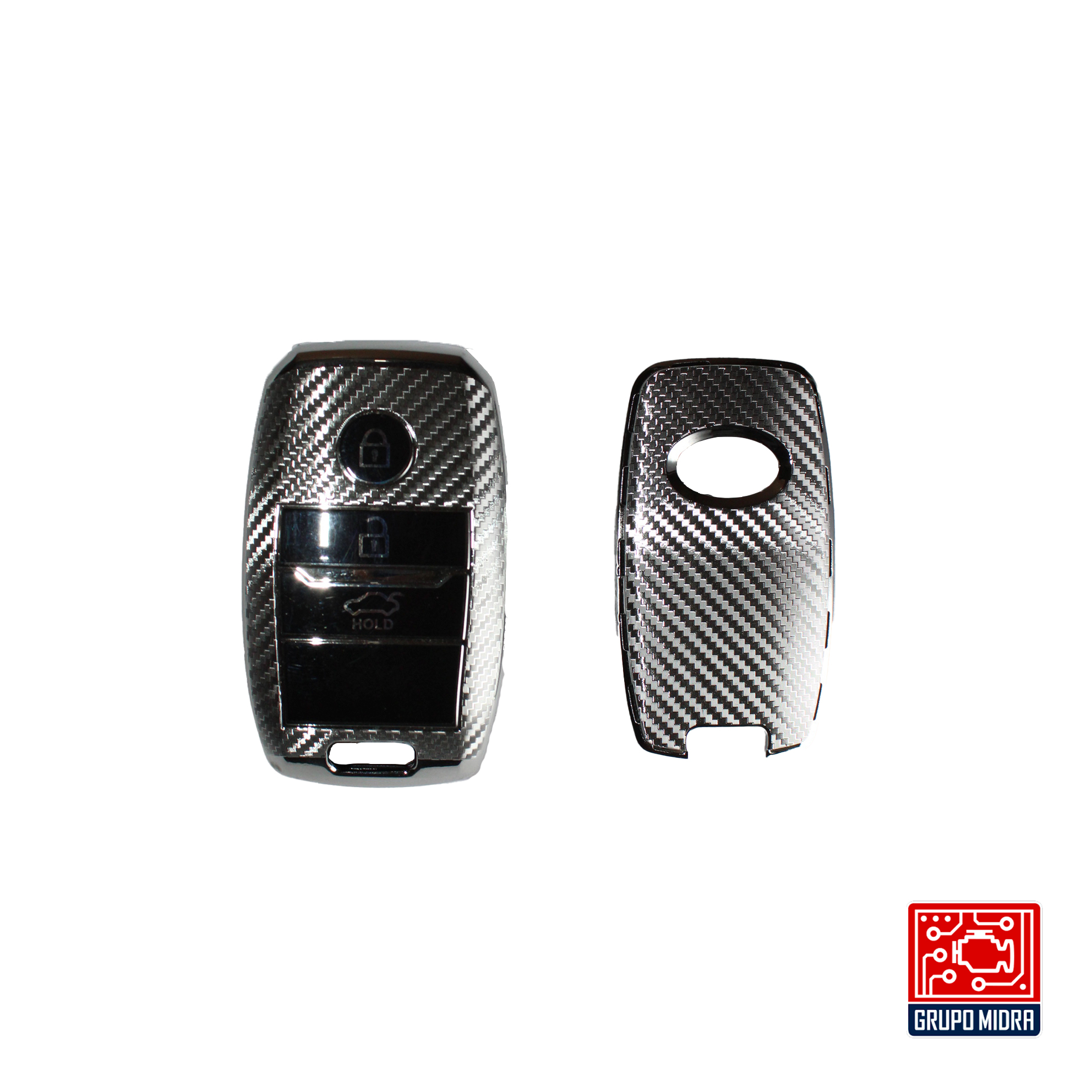 Funda PREMIUM plata. Para llave KIA - Image 3