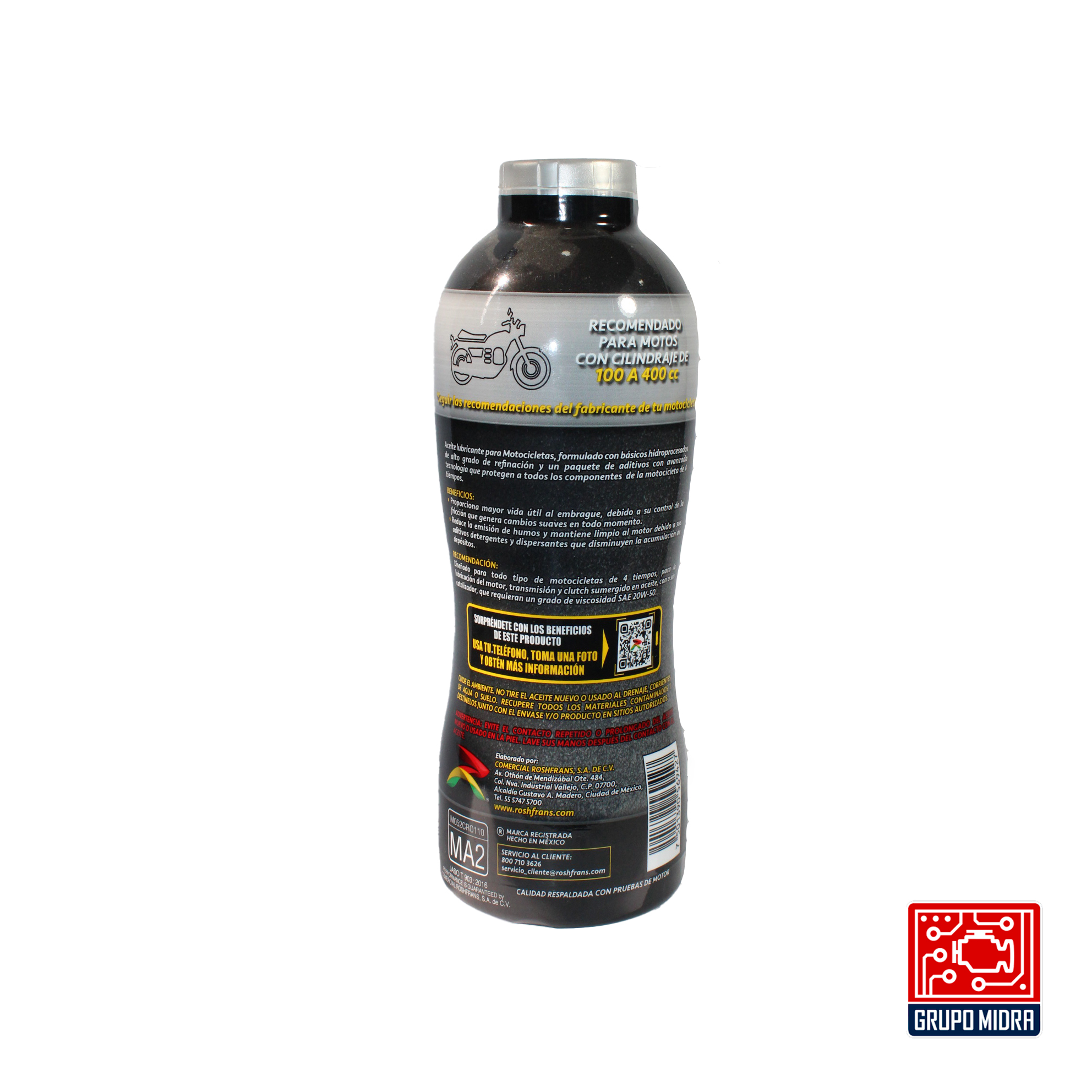Roshfrans Motonic SAE 20W-50 (950 ml) - Image 2