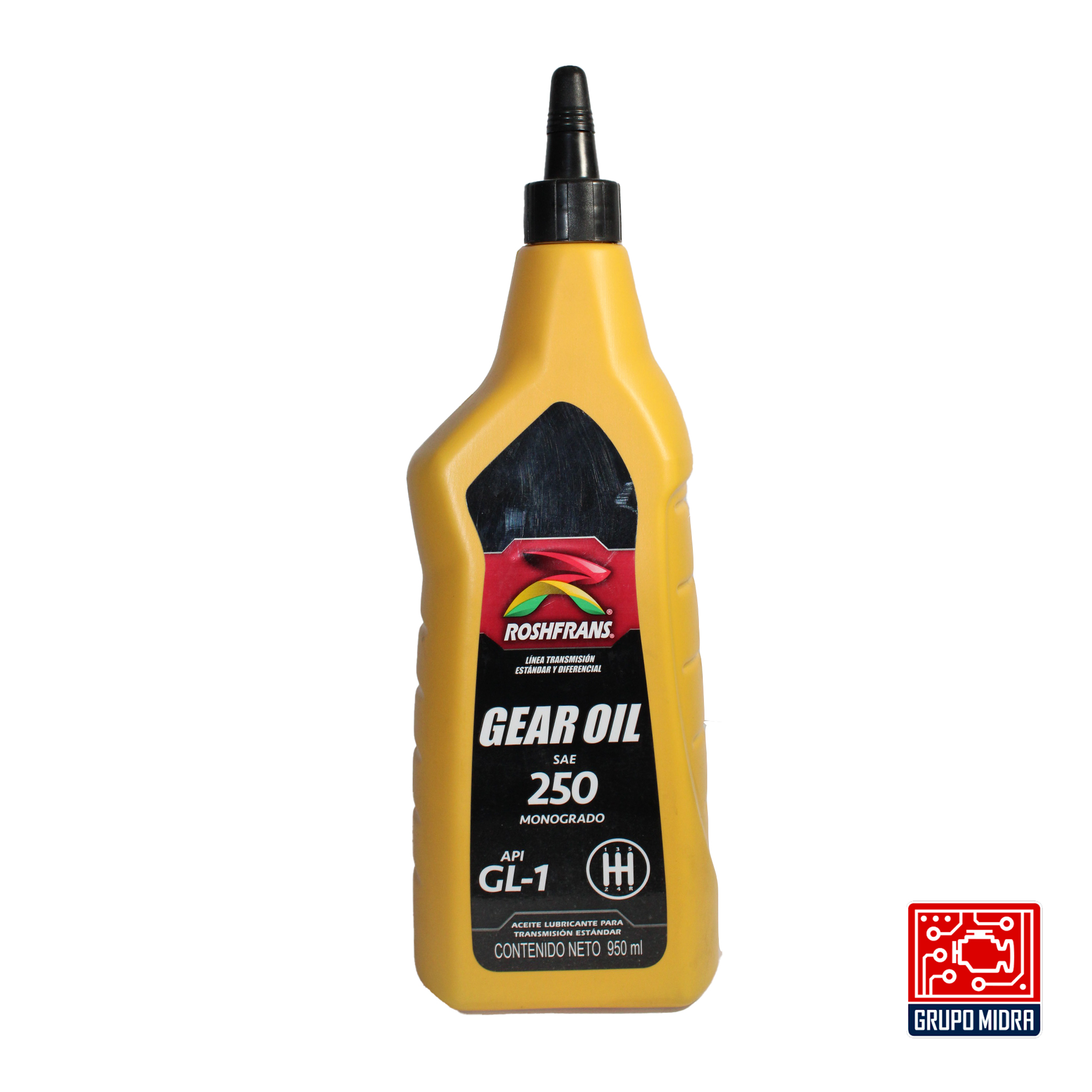Roshfrans GEAR OIL Aceite de Transmisión Estandar, SAE 250, API GL-1 (950 ml)