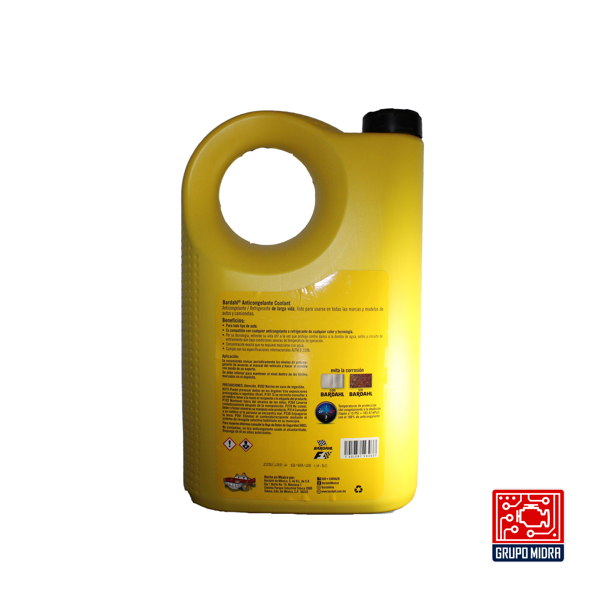 Anticongelante Coolant al 33%, Bardahl (3.785 L) - Image 2