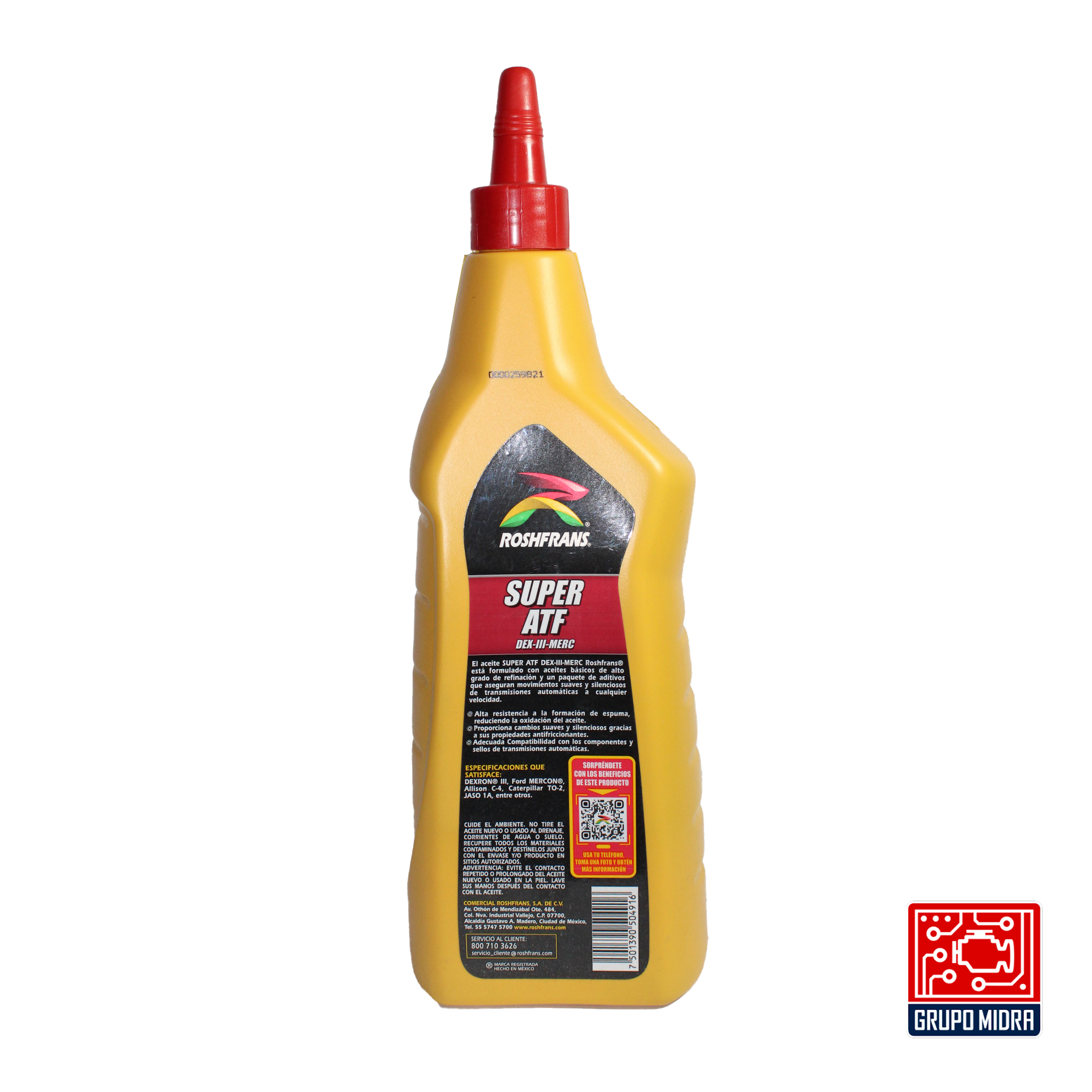 Roshfrans Super ATF. Aceite para Transmisión Automática, DEX-III-MERC (950 ml) - Image 2