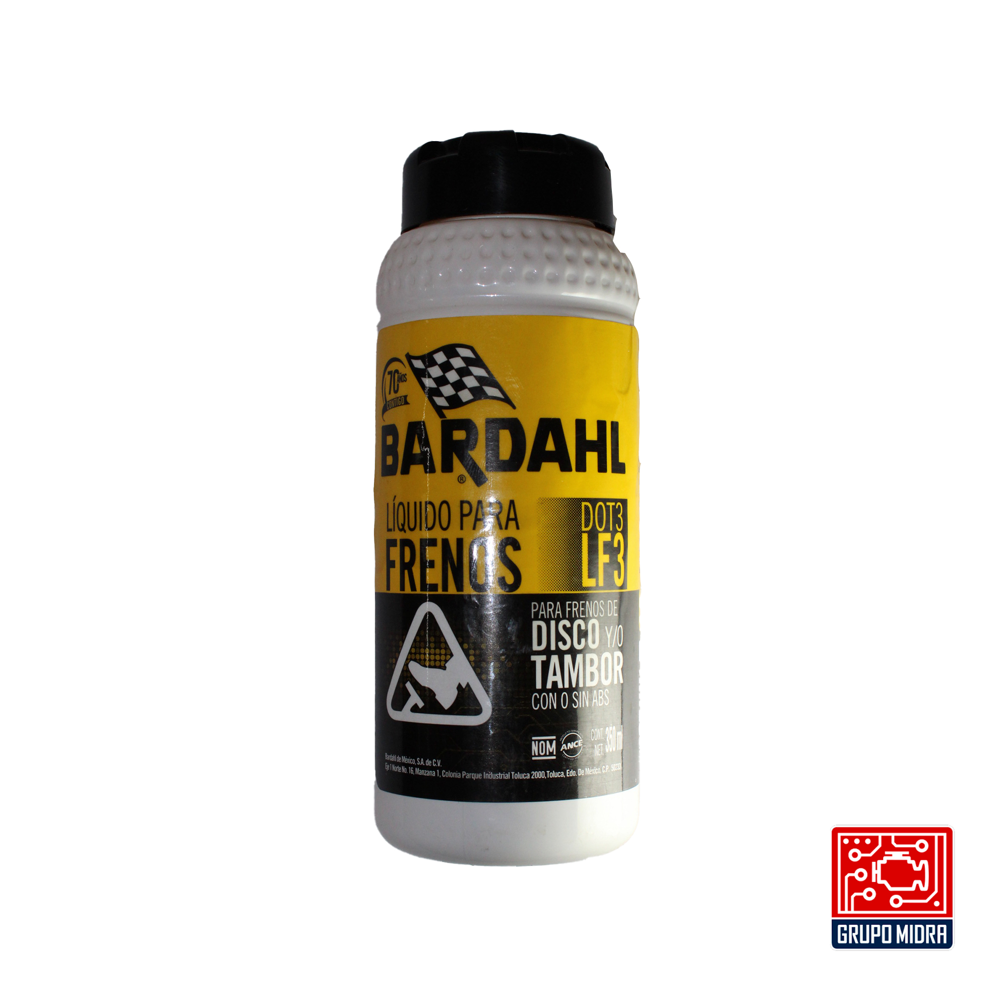 Bardahl Líquido para Frenos DOT3 LF3 (350 ml)