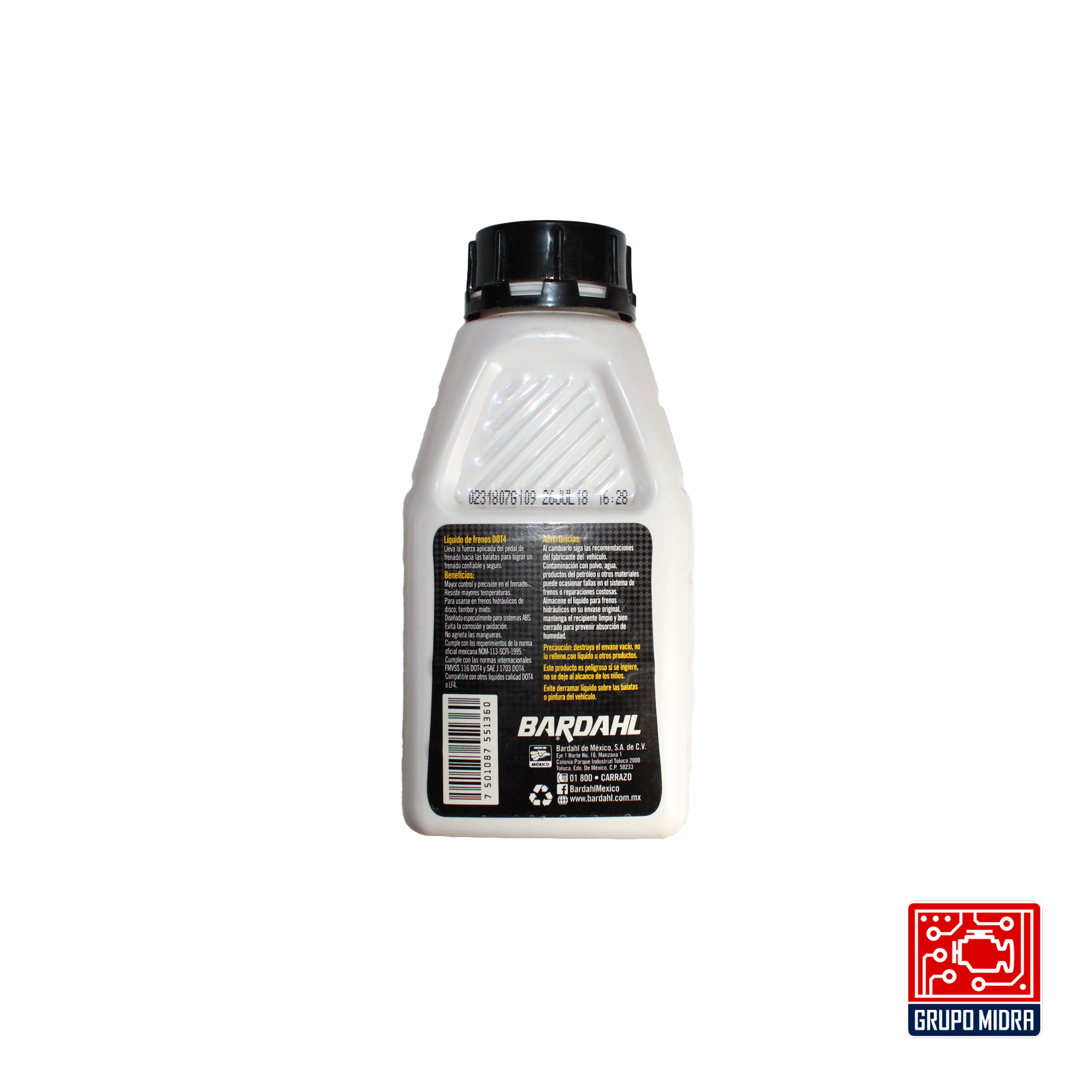 Bardahl Líquido para Frenos DOT4 LF4 (350 ml) - Image 2