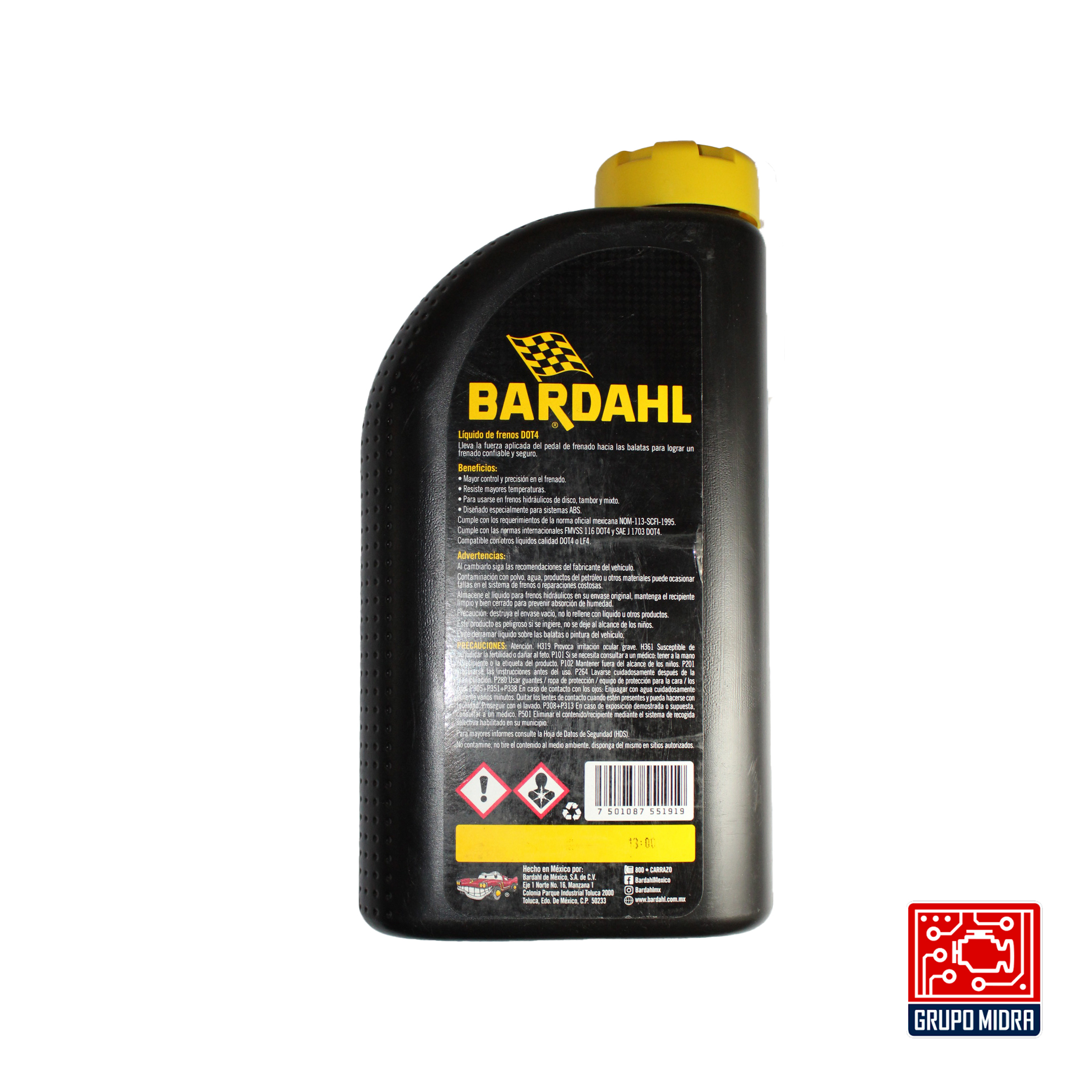 Bardahl Líquido para Frenos DOT4 LF4 (900 ml) - Image 2