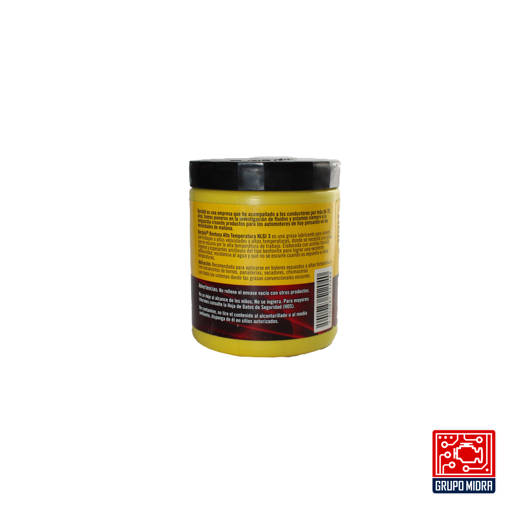 BARDAHL Grasa Bentona Alta Temperatura NLGI 3 (250 Gr) - Image 2