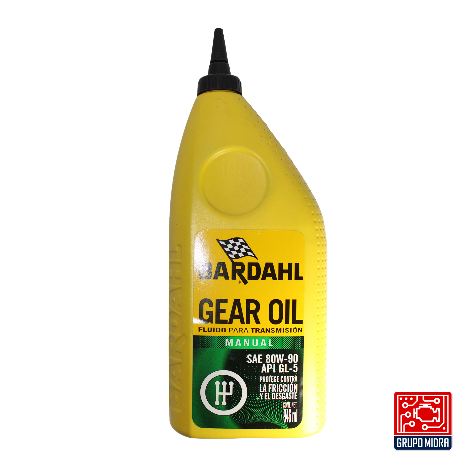 Aceite Para Transmisión Manual SAE 80W-90 API GL-5 Bardahl (946 ml)