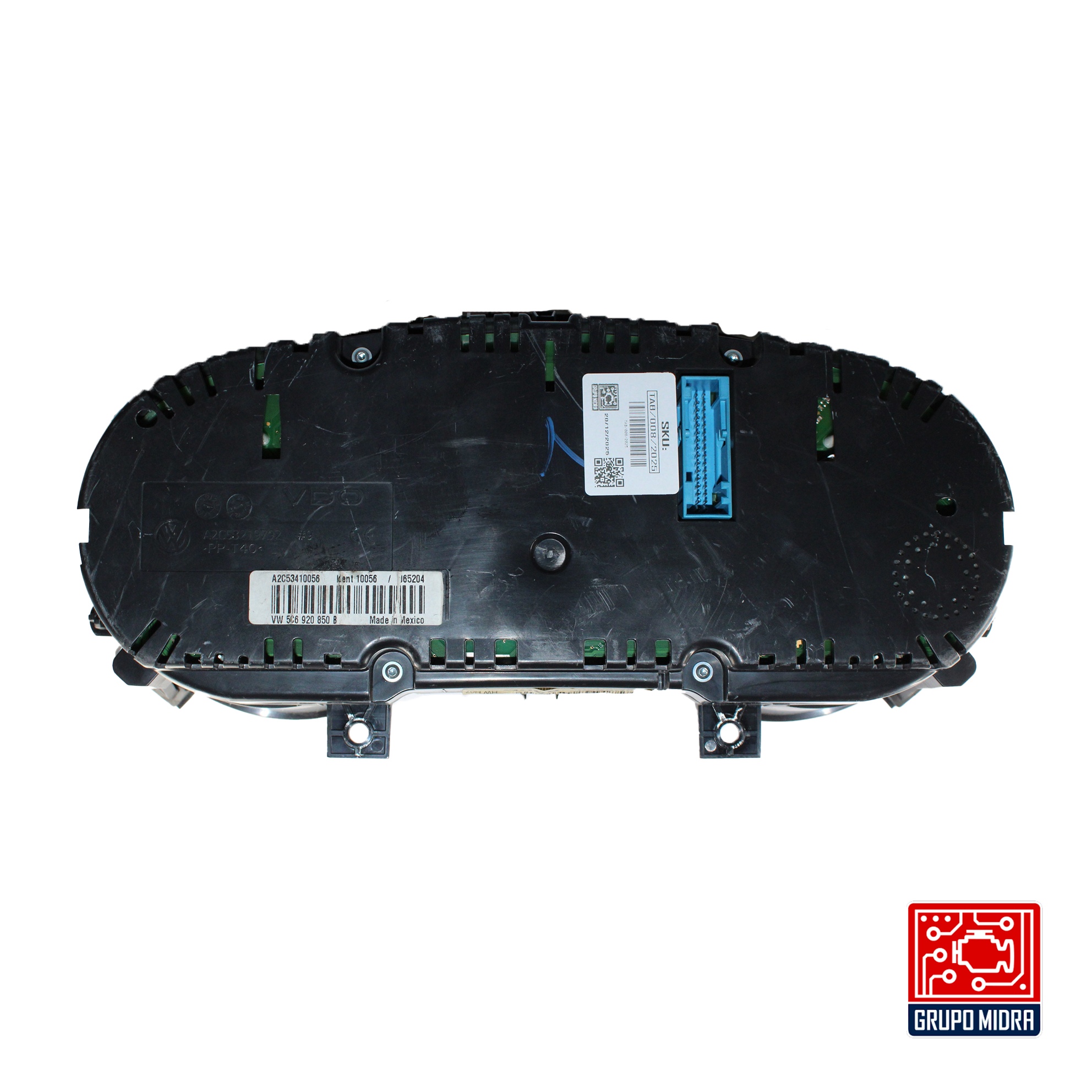 Cluster Velocímetro, VW Jetta MK6 2011 - 2016, Negro. - Image 2