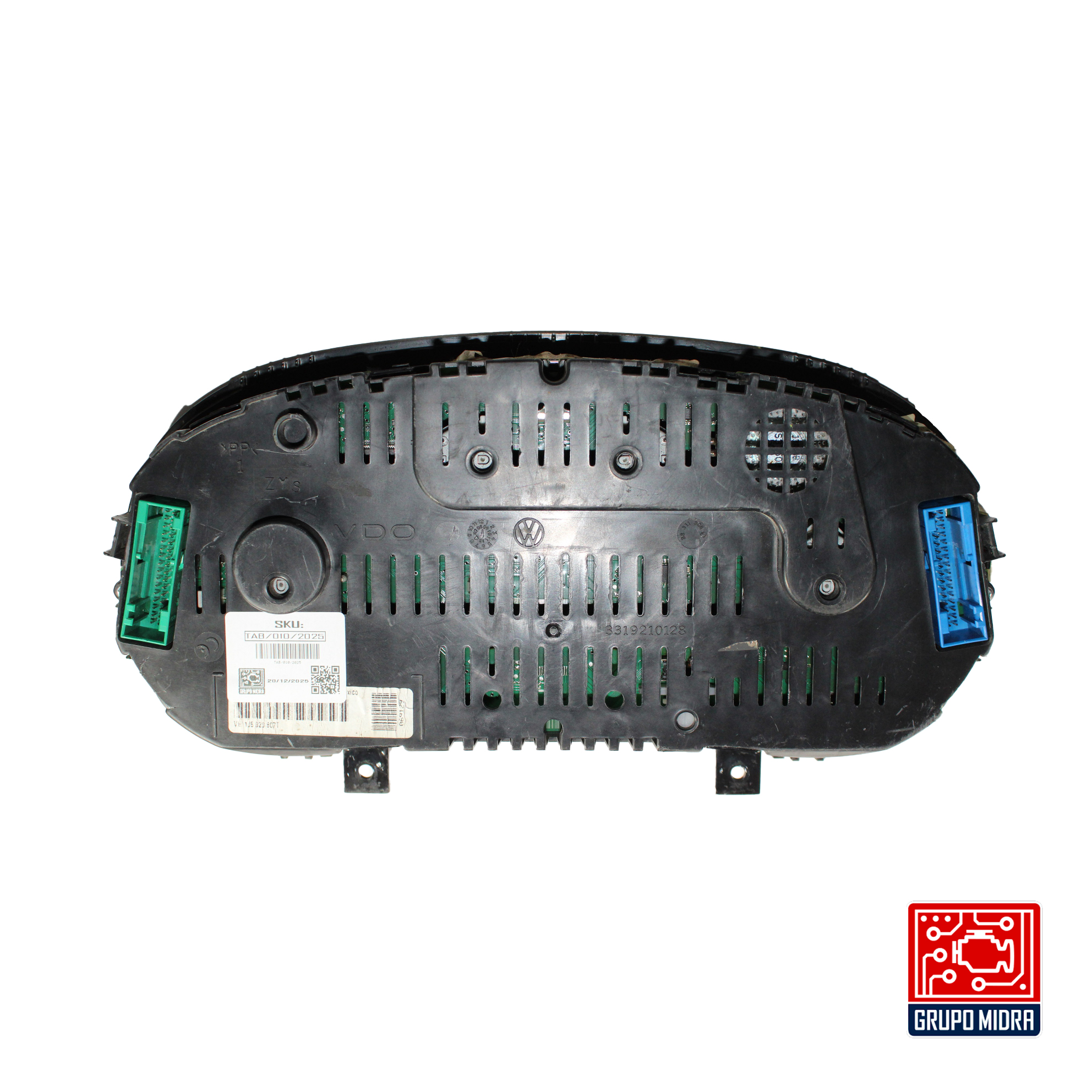Cluster Velocímetro, VW Jetta clasico 2011 - 2013, Negro. - Image 2