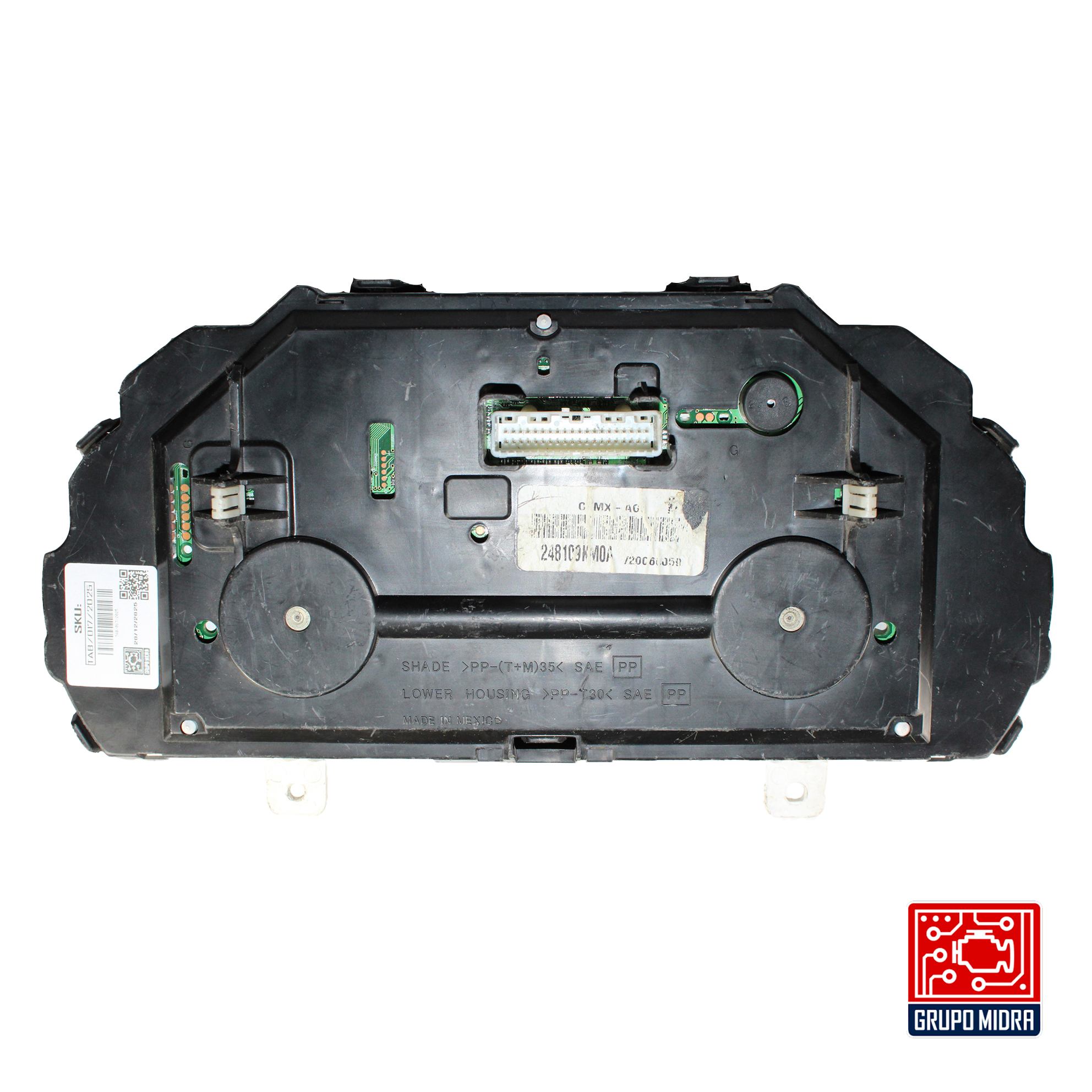 Cluster Velocímetro, Nissan Versa 2016, Negro. - Image 2