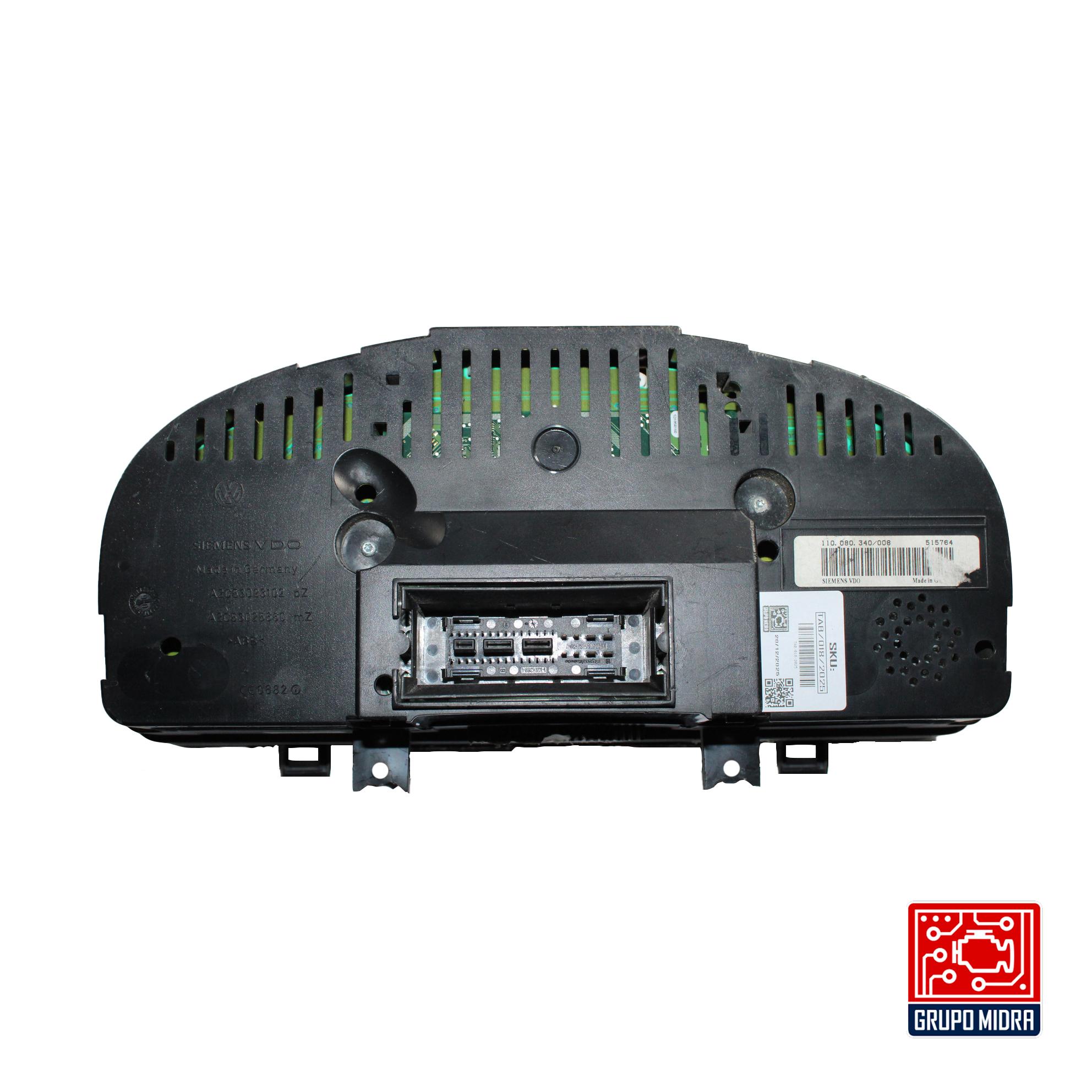 Cluster Velocímetro, VW Bora GLI, Negro. - Image 2