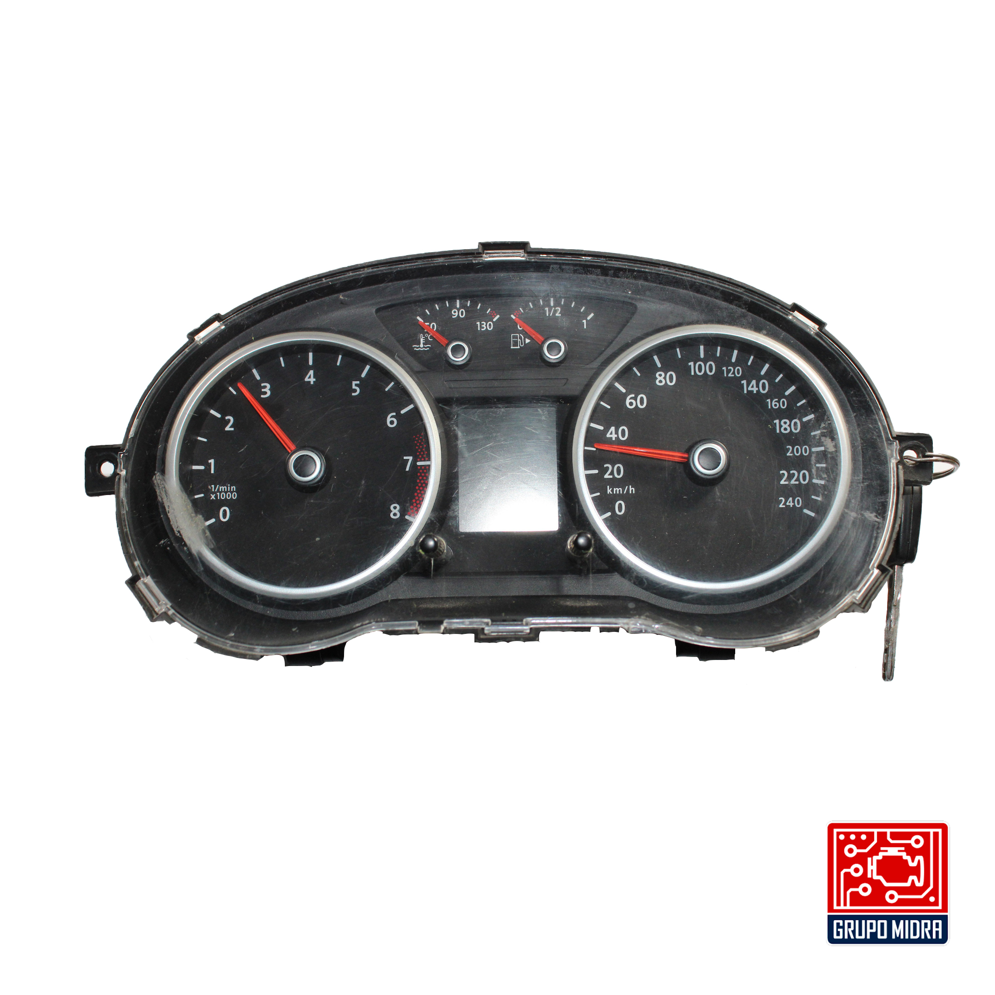 Cluster Velocímetro, VW Gol 2012 - 2014, Negro.
