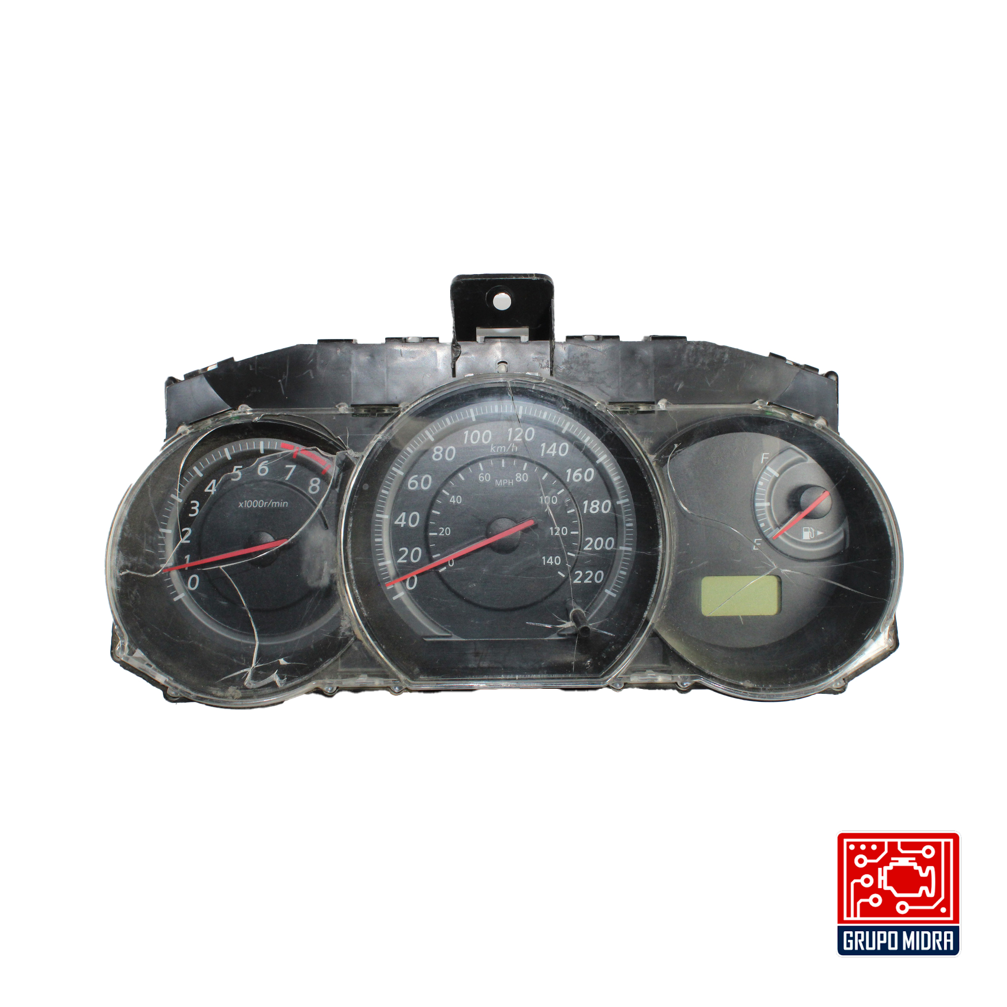 Cluster Velocímetro, Nissan TIIDA 2007 - 2012, Negro.