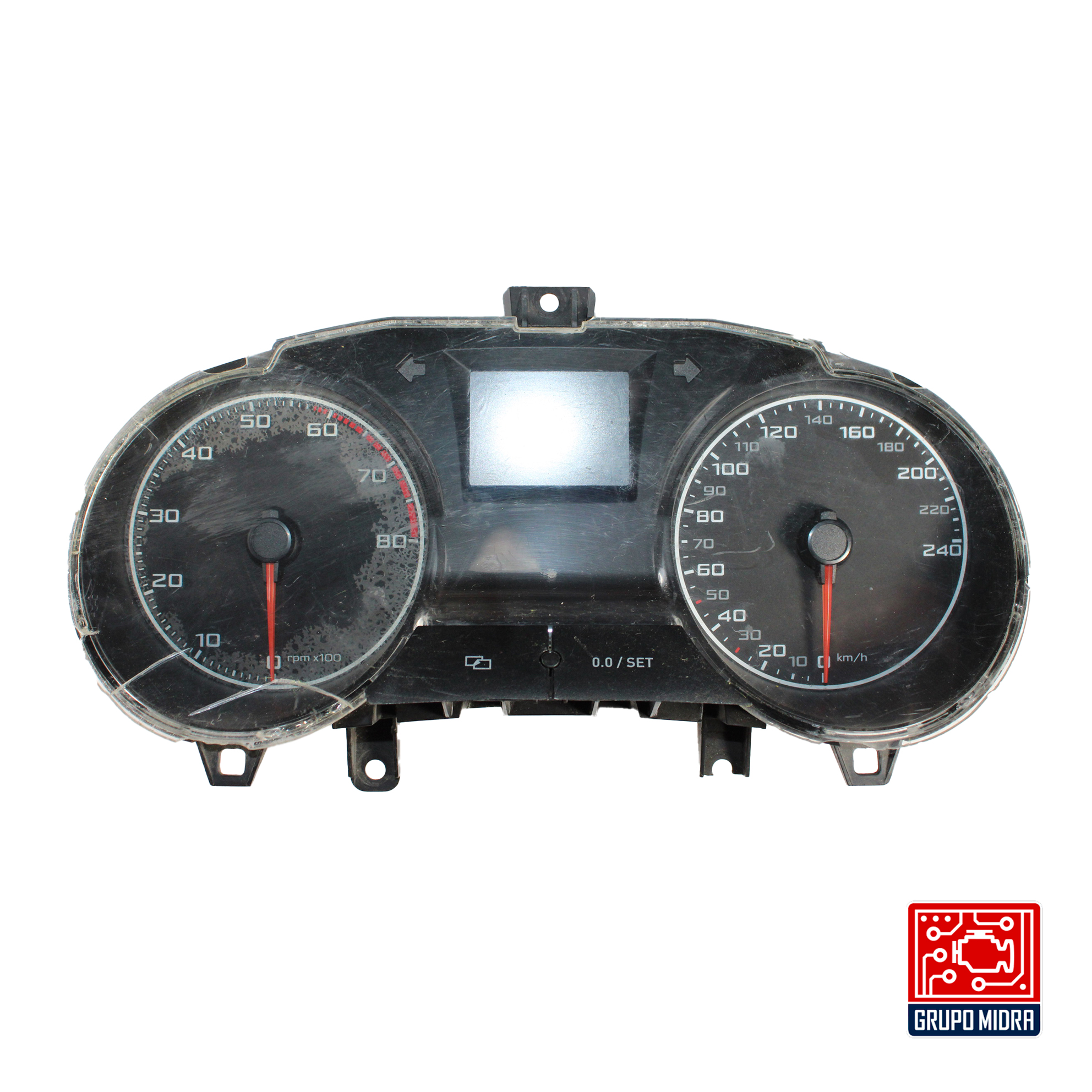 Cluster Velocímetro, SEAT Ibiza, 2.0L, 2009-2017, Negro.