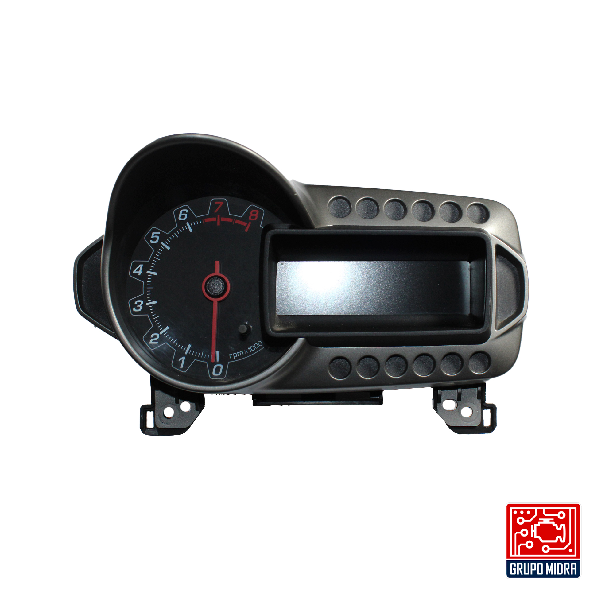 Cluster Velocímetro, Chevrolet Sonic, 1.6L, 2012-2016, Gris y Negro.