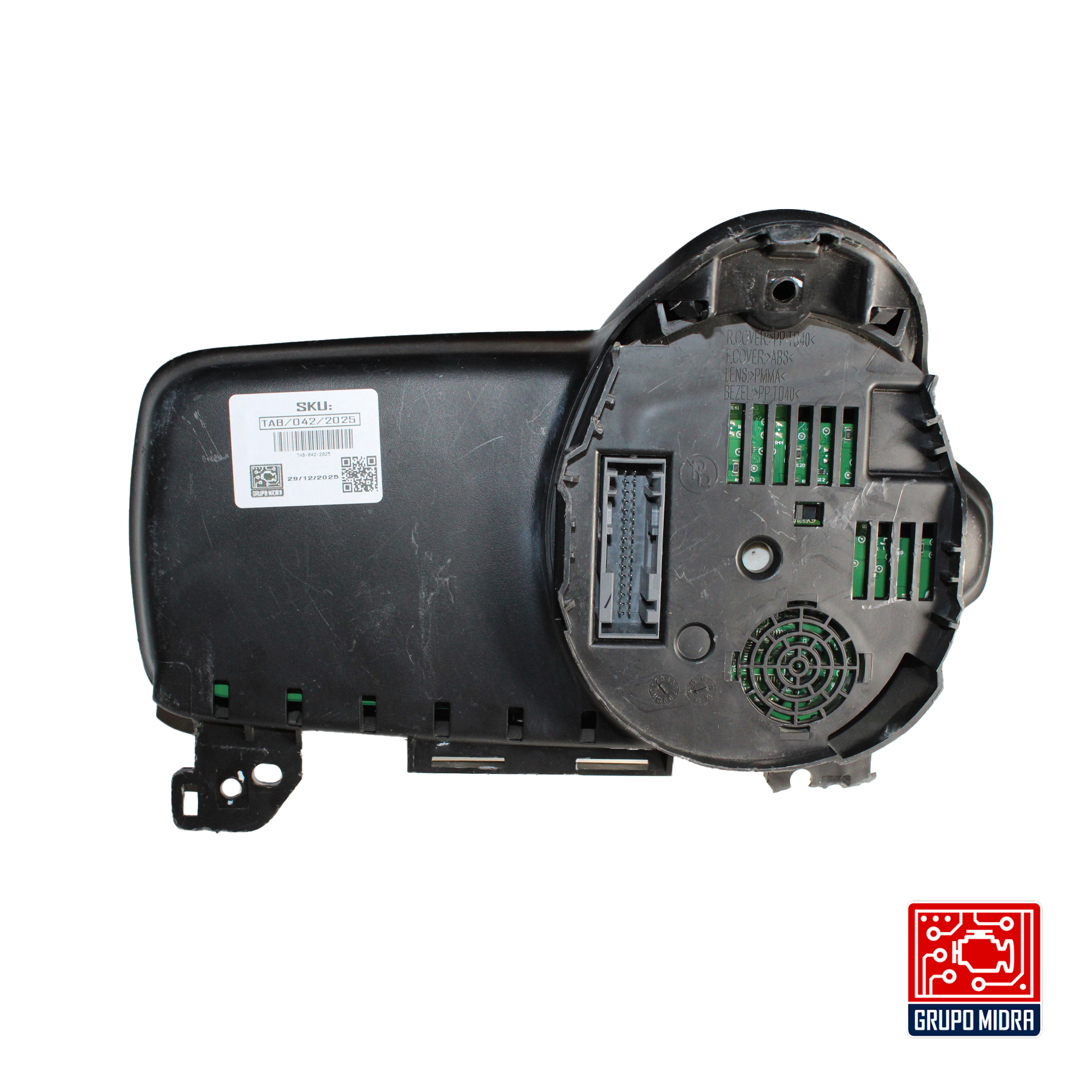 Cluster Velocímetro, Chevrolet Sonic, 1.6L, 2012-2016, Gris y Negro. - Image 2