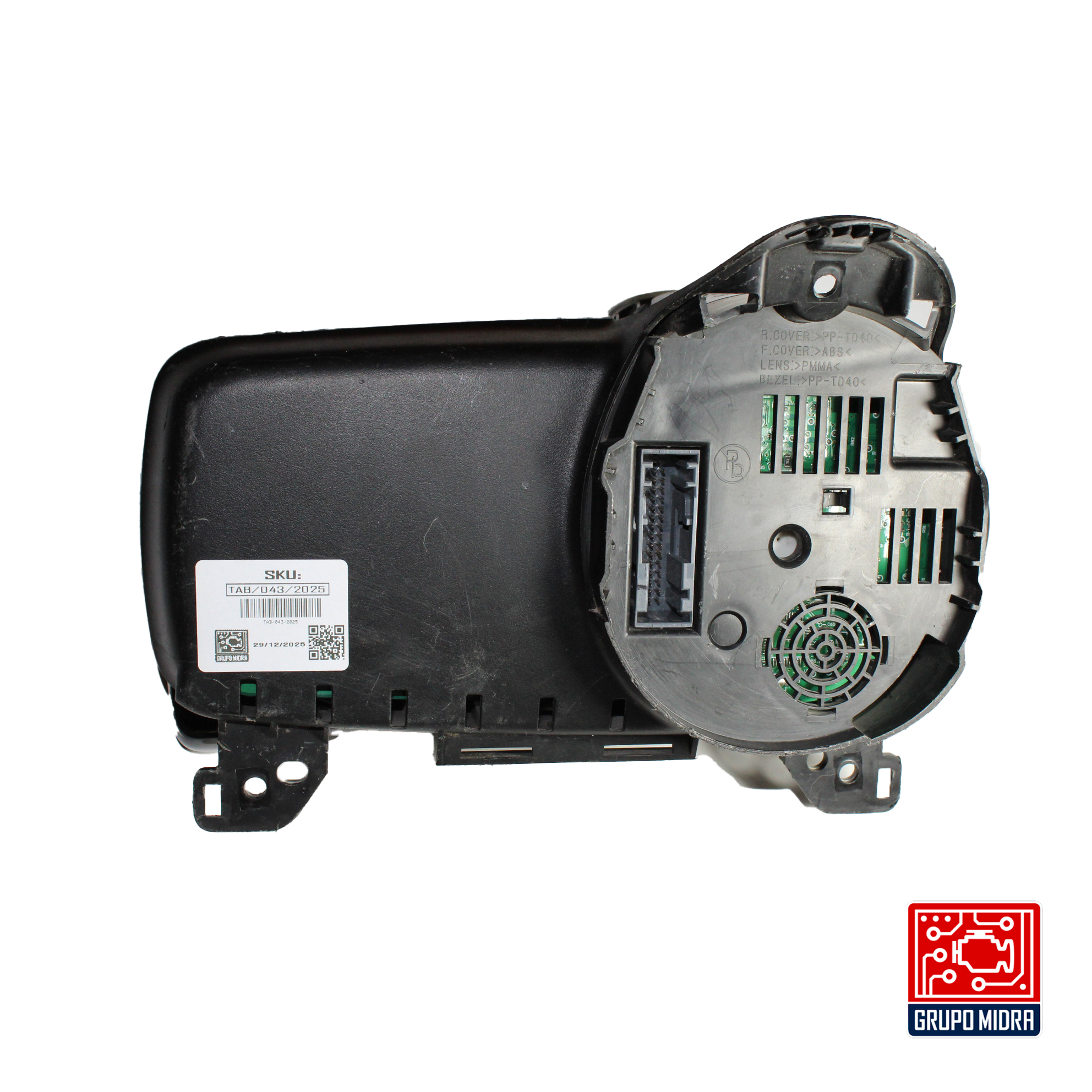 Cluster Velocímetro, Chevrolet Sonic, 1.6L, 2012-2016, Gris y Negro. - Image 2