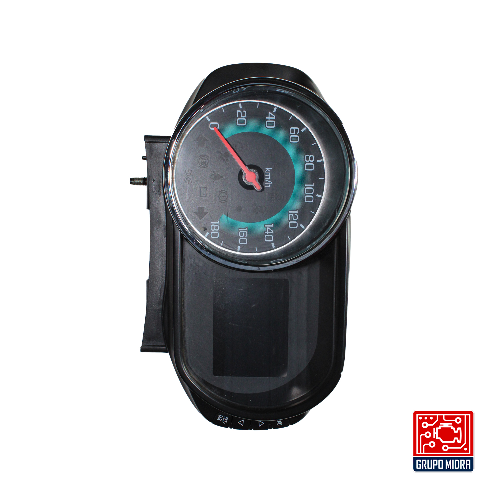 Cluster Velocímetro, Chevrolet Spark/BEAT, 2014-2018, Negro.