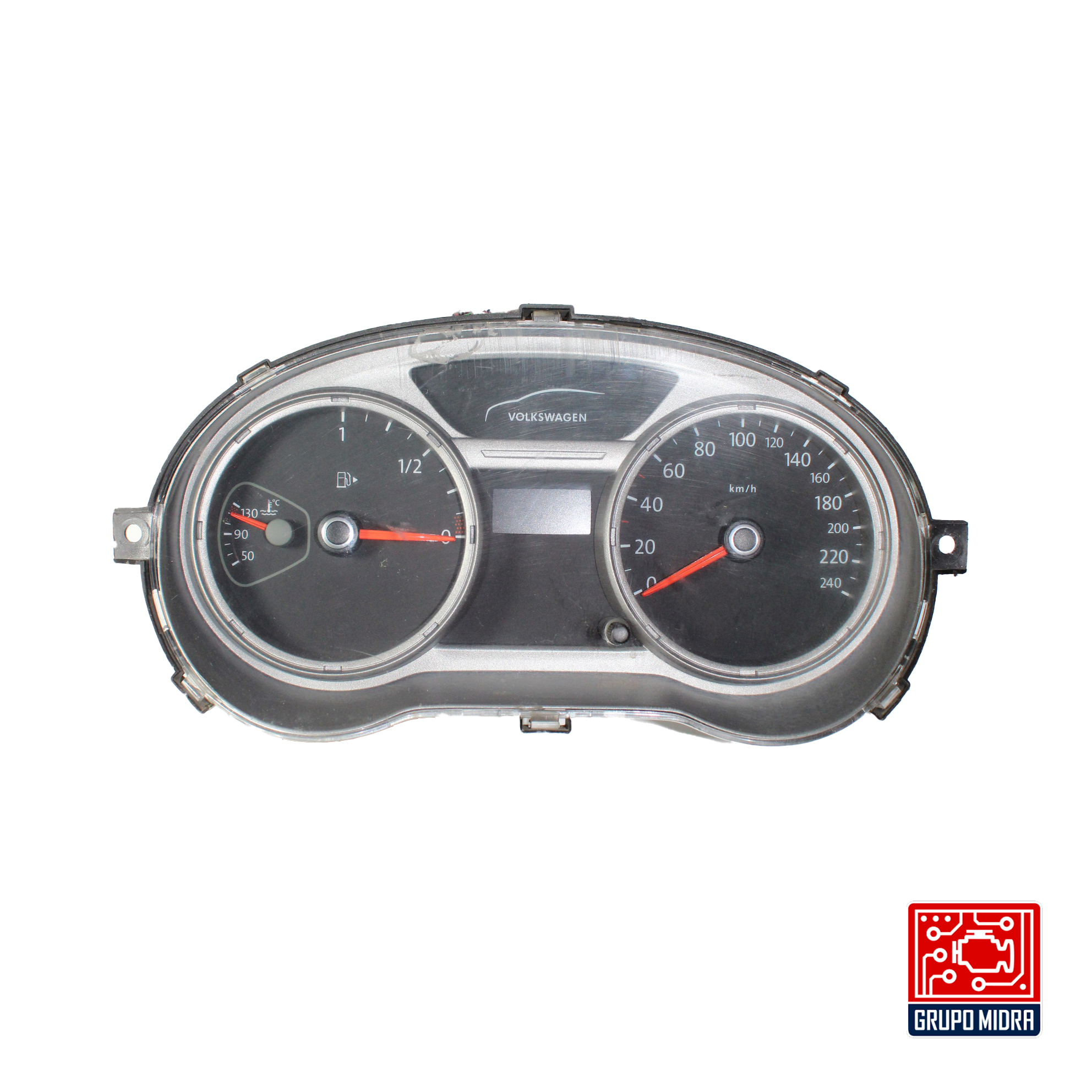 Cluster Velocímetro, VW Gol/Saveiro, 2009-2013, Negro.