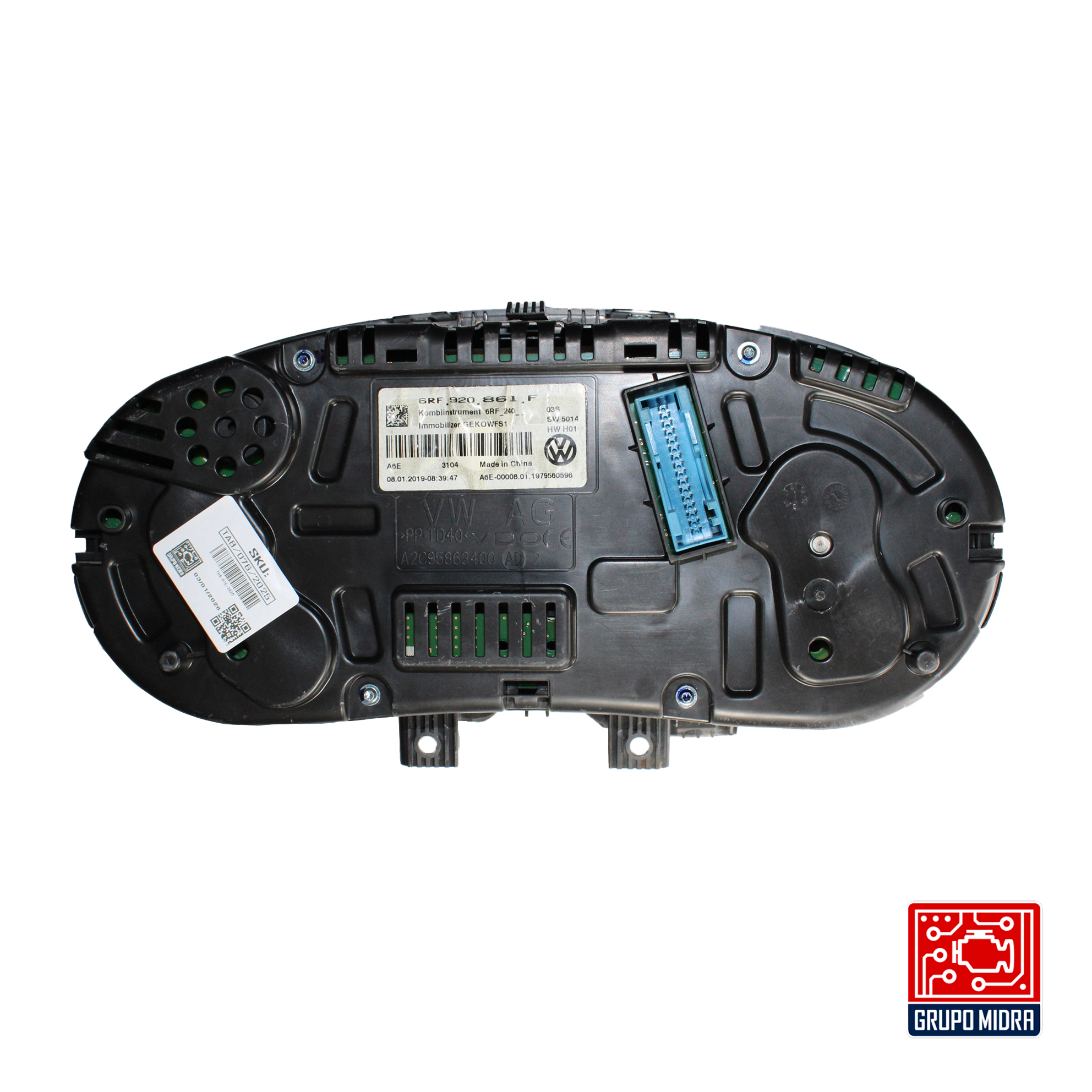 Cluster Velocímetro, VW Vento 2014 - 2020, Negro. - Image 2