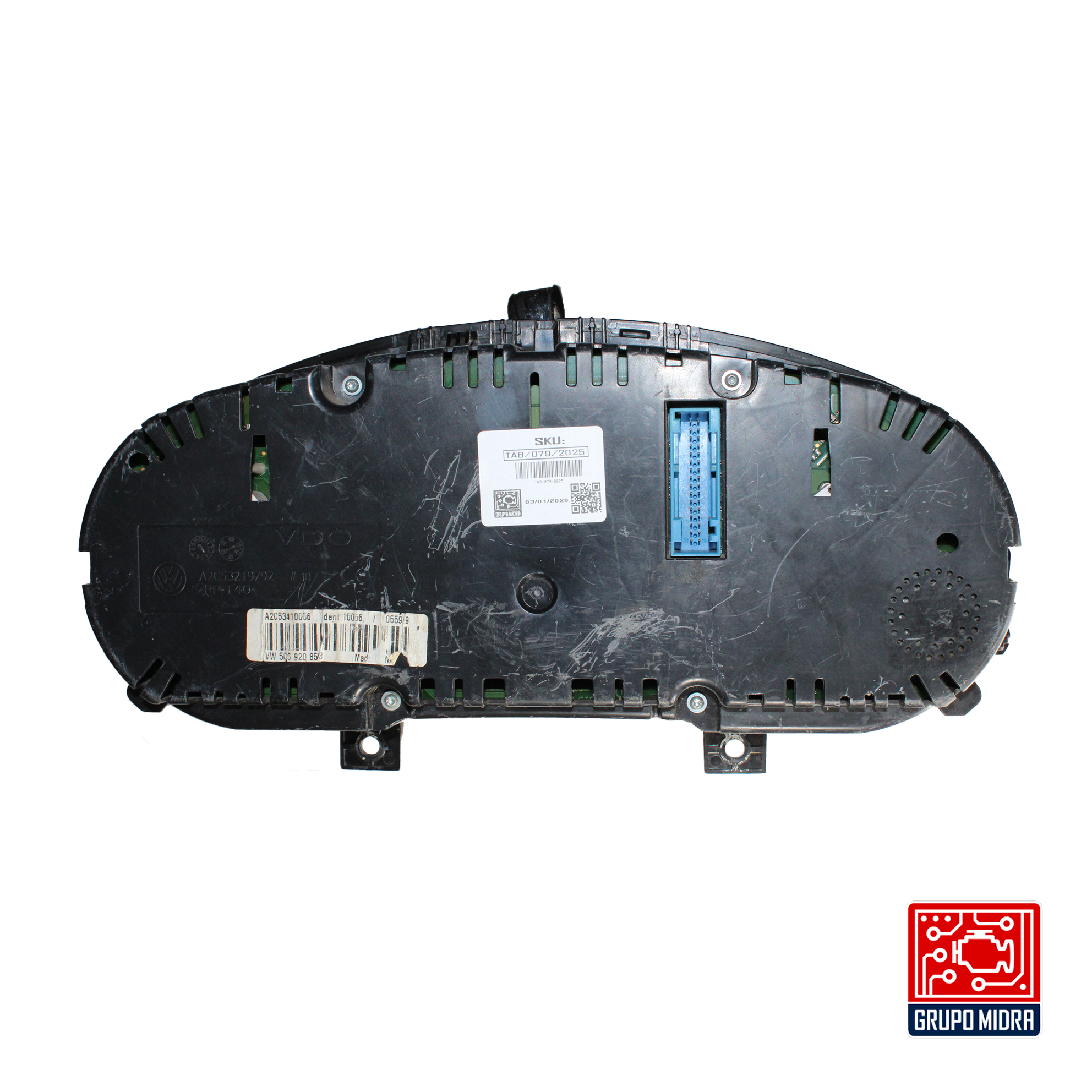 Cluster Velocímetro, VW Jetta clasico 2011 - 2013, Negro. - Image 2