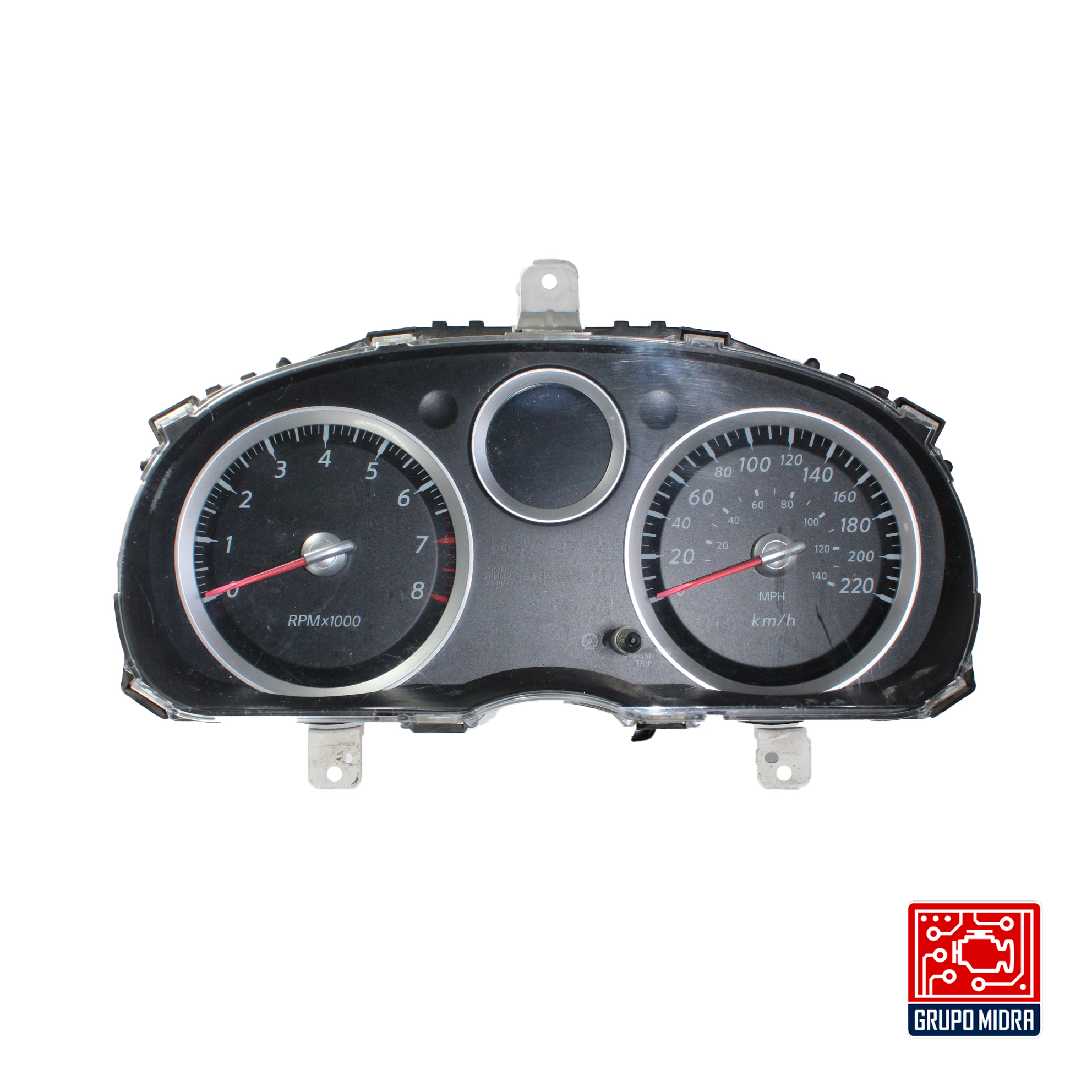Cluster Velocímetro, Nissan Sentra, 2007-2012, Negro.