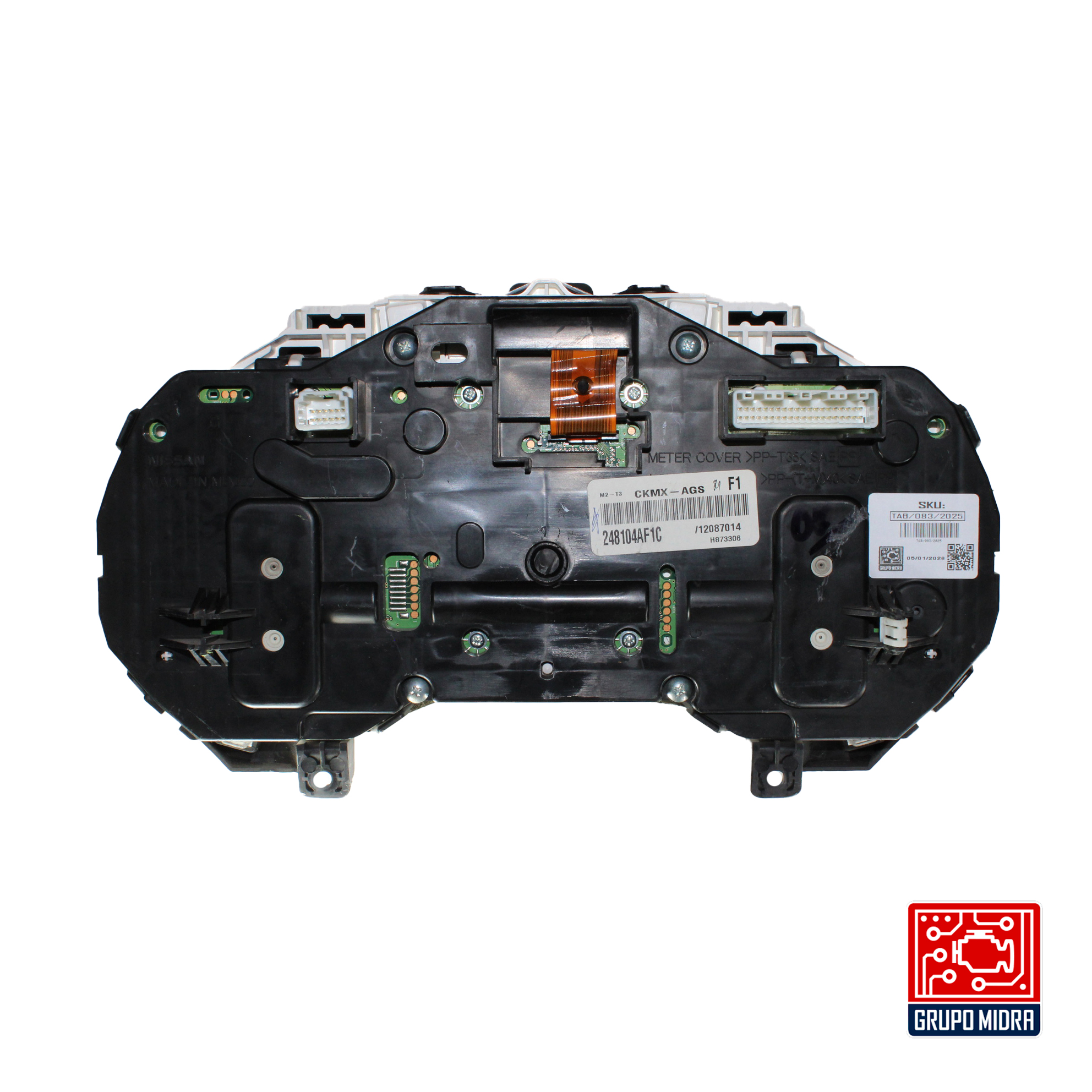 Cluster Velocímetro, Nissan Sentra, 2017-2019, Negro. - Image 2