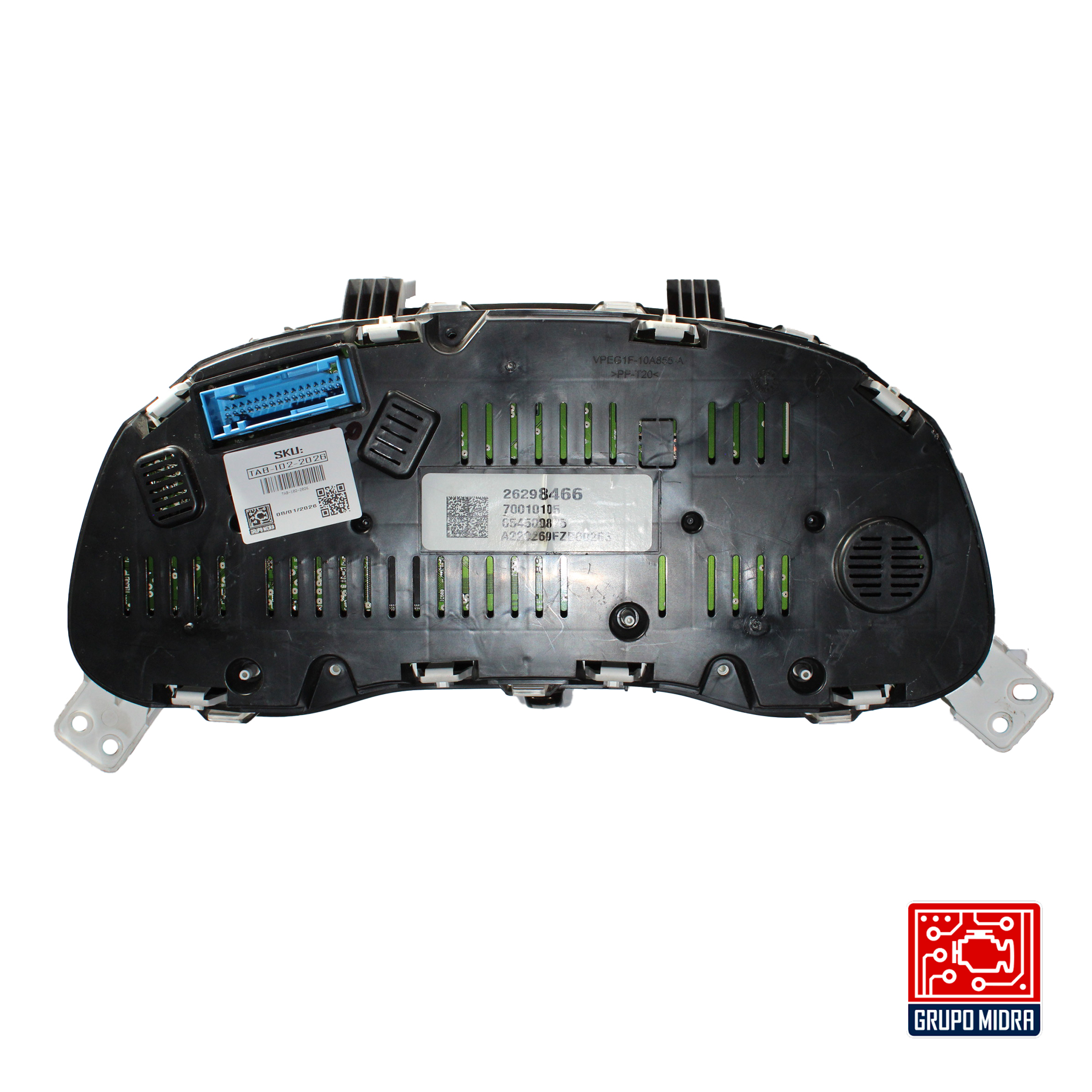 Cluster Velocímetro, Chevrolet Aveo NG, 2018-2023, Negro. - Image 2