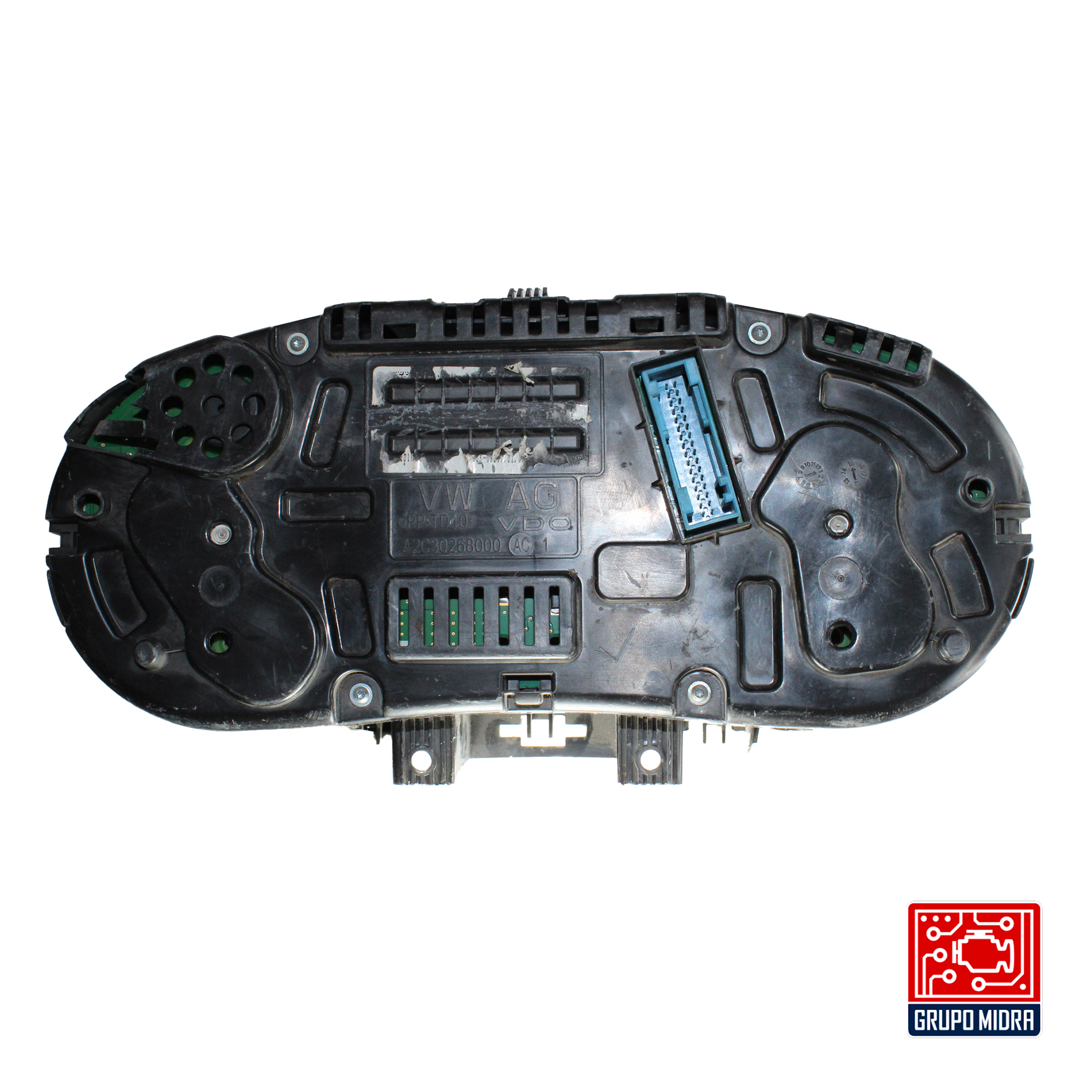 Cluster Velocímetro, Volkswagen Vento, NO EPROM, Negro. - Image 2