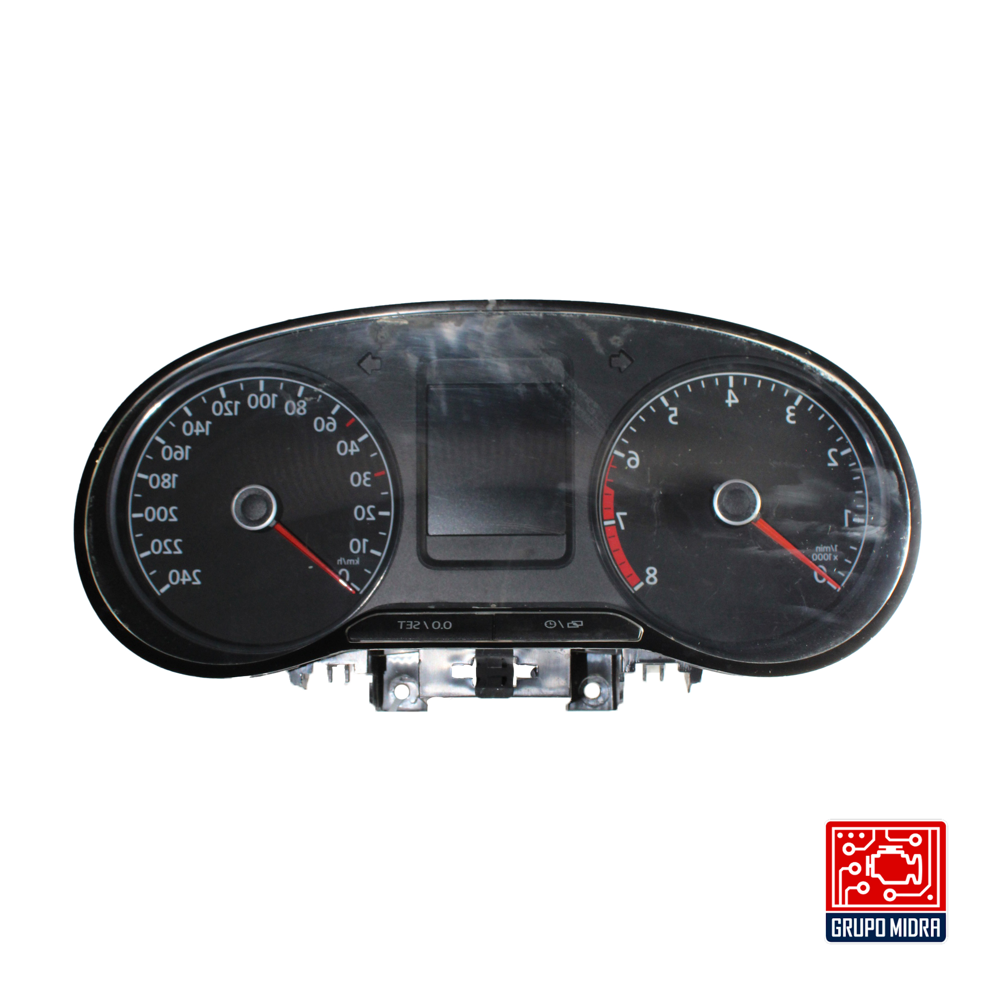 Cluster Velocímetro, Volkswagen Vento STD 2021, SI EPROM, Negro.